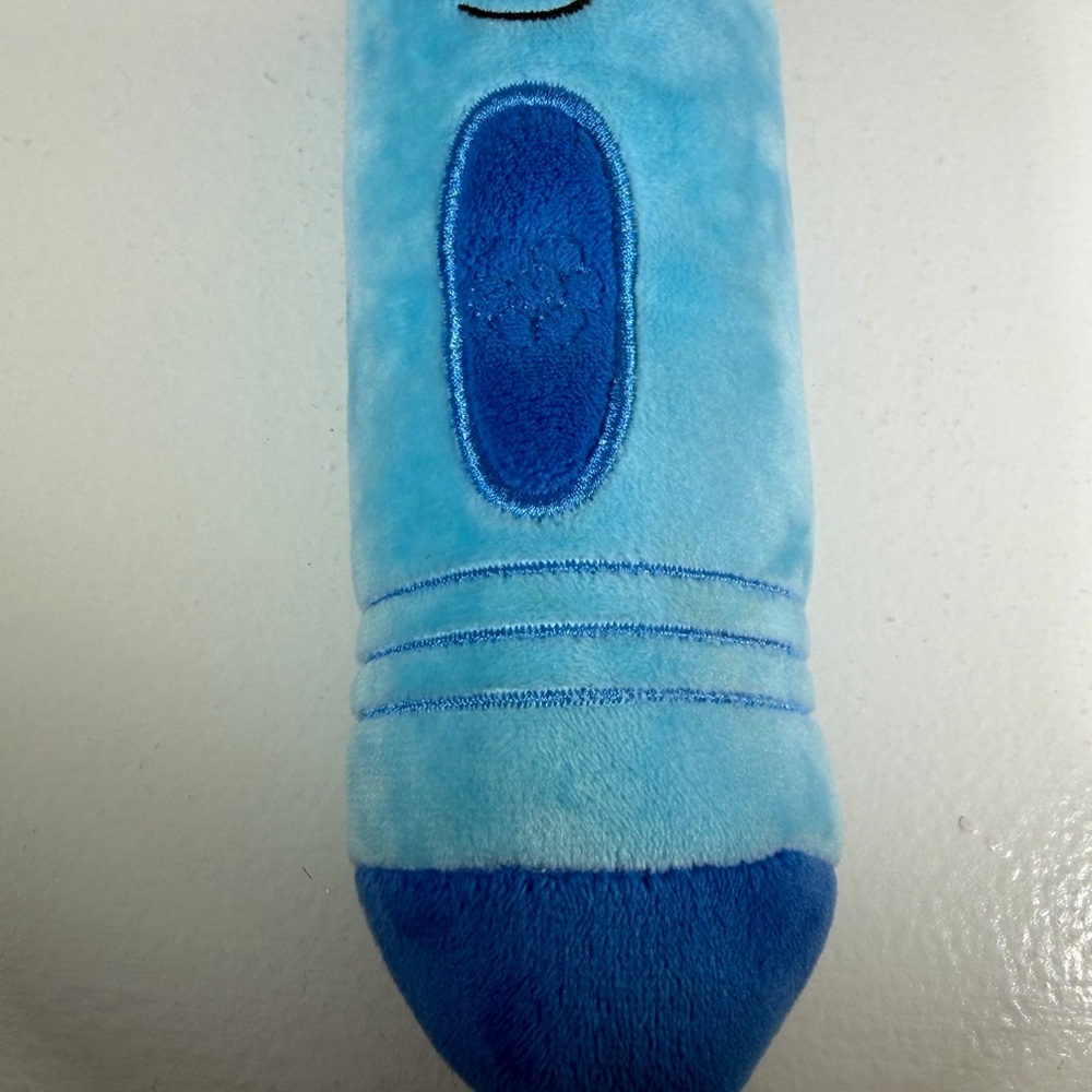 BabyFirst TV Color Crew Plush Blue Talking Crayon WORKS - Picture 3 of 6
